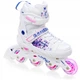 Раздвижные детские ролики Raven Meia White/Pink LED размер 28-31 (sk640) - изображение 2