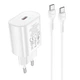 Адаптер мережевий HOCO Type-C to Type-C Cable Jetta charger set N22 |Type-C, 25W/3A, PD| - зображення 1