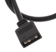 Кабель Спліттер 5V 3PIN ARGB LED Strip Connector 1 -> 3 подовжувач 30см (788225944-1) Чорний - зображення 6
