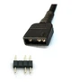 Кабель Спліттер 5V 3PIN ARGB LED Strip Connector 1 -> 3 подовжувач 30см (788225944-1) Чорний - зображення 8
