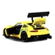 Машинка Porsche 911 RSR игрушка детская металлическая моделька коллекционная 15 см Желтый (2283683) - изображение 2