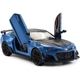Колекційна машинка Chevrolet Camaro моделька металева іграшка 19 см Синій (8629725) - зображення 3