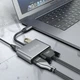 4в1: мультифункциональный адаптер для ноутбука USB Type-C хаб Addap MH-02: HDMI + VGA + USB 3,0 + USB-C PD (7768) - изображение 8