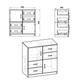 Комод 2+4 Компанит Бук (32679111) - изображение 2