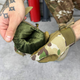 Плотные зимние перчатки Mechanix M-Pact на флисе с усиленными вставками Armortex мультикам размер M - изображение 3