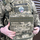 Підсумок під планшет 8''-12'' Cordura 500D / Сумка-чохол для гаджета олива 22 х 29 см - зображення 8