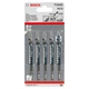Полотно для лобзика Bosch (2608630058) T244 D 100 мм, HCS 5 шт - изображение 2