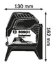 Лінійний лазерний нівелір Bosch GCL 2-15 Professional (0601066E00) - зображення 5