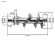 Шнек (с уплотнительным кольцом) для мясорубки серии Moulinex MS-651184 - изображение 2