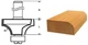 Фреза карнизная Bosch 8 мм, 22,2×13,2×55 мм R4,75 (2608629373) - изображение 2