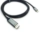 Кабель 8K/60Hz, 4K/144Hz CABLETIME USB Type-C to DisplayPort v1.4, 2m (совместим с Thunderbolt 3/4) - изображение 7