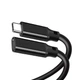 Extension Кабель-Подовжувач 0.5m Type-C to Type-C M/F (USB3.1 Gen2, 100W, 10Gbs, 4K/60Hz) - зображення 2
