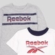 Детский комплект (свитшот + футболка + штаны) для мальчика Reebok B9683RB (2T) 92 см Lt Grey Heather (889593900221) - изображение 3