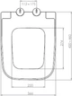 Сиденье-крышка для унитаза NKP Dolce 0406 Soft Close дюропласт - изображение 8