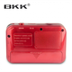 Радиоприёмник с FM USB MicroSD BKK радио на аккумуляторе 18650 Красный - изображение 2