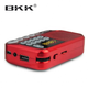 Радиоприёмник с FM USB MicroSD BKK радио на аккумуляторе 18650 Красный - изображение 4