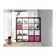 Стелаж 4х4 ящика IKEA KALLAX чорно-коричневий 102.758.62 - зображення 2