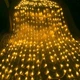 Гирлянда штора Водопад светодиодная Hit 3х1.5 метра 300 LED Белый теплый - изображение 7