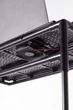 Металлический стол для ноутбука Mouzer Cooler с вентилятором, черный. Подставка для ноутбука с активным охлаждением - изображение 7