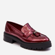 Loafersy damskie lakierowane Velenase 40 Bordowe (5905677955934) - obraz 2