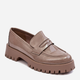 Loafersy damskie lakierowane Jannah 39 Beżowe (5905677955620) - obraz 2