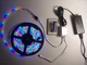 Лента светодиодная RGB 3528 5 метров - полный комплект. Силиконовая оболочка, режется каждые 5 сантиметров, 60 светодиодов на метр, самоклеющаяся основа 3М. - изображение 3
