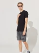 Поло длинное мужское Lee L231632 M Black (8682344509184) - изображение 5
