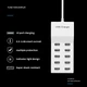 Зарядное устройство model ZM-U10 50 Ватт. 10 разъемов USB-A. - изображение 2