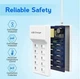 Зарядное устройство model ZM-U10 50 Ватт. 10 разъемов USB-A. - изображение 3