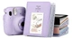 Комплект Аксесуарів Instax MINI 11/12 чохол + альбом для Камери Моментальної Друк Fujifilm Instax Mini 12 / Instax Mini 11: чохол, фотоальбом Lilac Purple - зображення 6