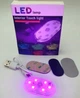 LED светильник аккумуляторный сенсорный настенный 5x3см автономное освещение подвесная магнитная лампа ночник UKC розовый 2шт. - изображение 2