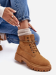 Zimowe trapery damskie niskie Cross Jeans MM2R4011C 36 Camel (8697319521443) - obraz 8