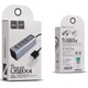 HUB USB Hoco HB1 (4USB 0.8М) Сірий - изображение 2