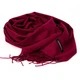 Женский кашемировый шарф LuxWear WS47007 бордовый - изображение 3