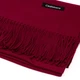 Женский кашемировый шарф LuxWear WS47007 бордовый - изображение 5