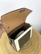 Сучасна та стильна шкіряна жіноча сумка кроссбоді Lamponi Chest one beige/ivory/khaki - зображення 8