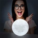 Ночник 3D светильник луна Moon Touch Control 15 см, 5 режимов - изображение 5