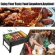 Складной барбекю гриль портативный мангал BBQ Grill Portable - жаропрочный Лучшая цена! - изображение 3