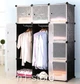Шкаф гардероб модульный, пластиковый Storage Cube Cabinet МР 312-62, 110x37x146 см. - изображение 1