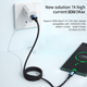 Зарядний кабель ESSAGER Sunset чорний USB Type-C 7A 1метр - зображення 4