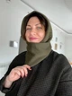 Капор капюшон на голову теплый One Size хаки - изображение 2