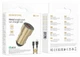 Автомобільний зарядний пристрій BOROFONE BZ19A Wisdom single port QC3.0 car charger set(Micro) Gold - изображение 3