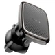Тримач для мобільного HOCO CA106 Air outlet magnetic car holder Black Metal Gray - изображение 3