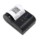 Портативный термопринтер чеков штрих-кодов Zjiang POS-5801 90 мм/сек USB/Bluetooth/COM Black - изображение 2