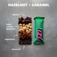 Шоколадный батончик без глютена FIZI "Hazelnut + caramel" 45 г х 10 шт. Веган (4820262540016) - изображение 6