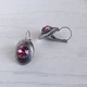 Винтажные сережки Hand Made с кристаллами Swarovski розового оттенка - изображение 4