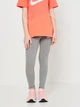 Детские лосины для девочки Nike G Nsw Favorites Gx Hw Legging CU8248-091 122-128 см (XS) Серые (0194494171497) - изображение 1