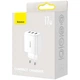 Зарядне мережне Baseus Compact Charger 3U 17W EU CCXJ020102 Білий - изображение 2