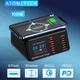 Швидкий зарядний пристрій 100W Asometech WLX-X9 QC3.0 PD3.0 8 порт Black - зображення 1