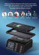 Швидкий зарядний пристрій 100W Asometech WLX-X9 QC3.0 PD3.0 8 порт Black - зображення 9